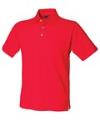 H100 Cotton Pique Polo Shirt Classic Red colour image